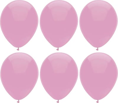 Haza Ballonnen verjaardag/thema feest - 200x stuks - roze - 29 cm
