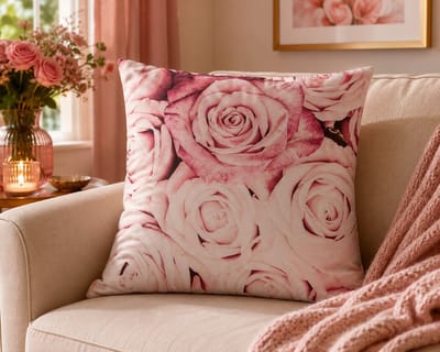 Rose Garden Collection kussenhoes - rozen - 45x45 cm