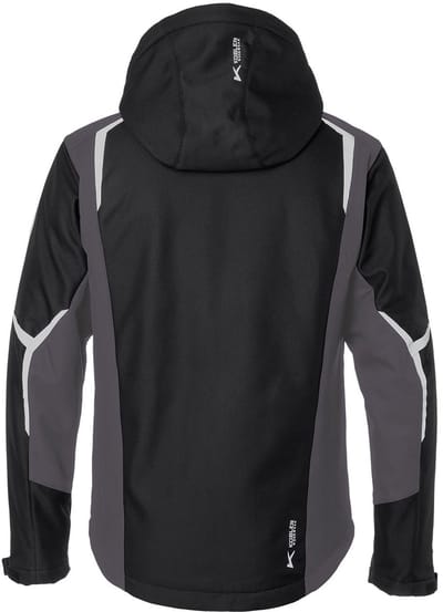 Kubler Bodyforce Winter Softshell jas 1325 - Zwart | Grijs - XL
