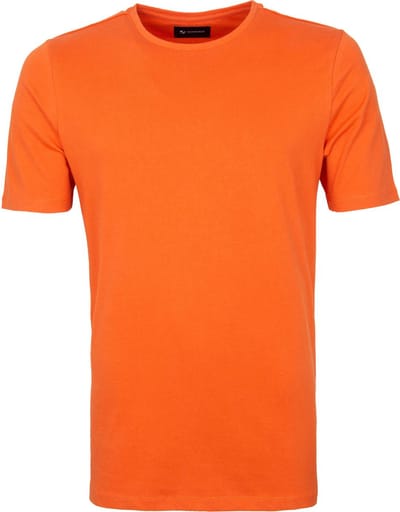 Suitable Respect T-shirt Jim Oranje - Maat XXL - Heren - Casual T-shirts