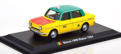 Simca 1000 Taxi "Dakar 1964" Geel / Groen / Rood 1-43 Altaya