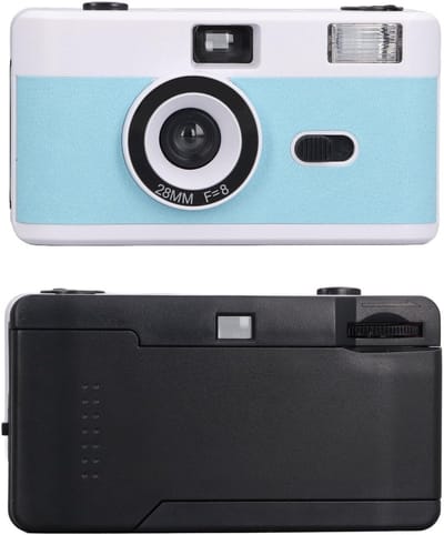 Filmcamera 35mm - Analoge camera - Vintage foto's maken - Herbruikbaar en veelzijdig - 13 x 8 x 5 cm