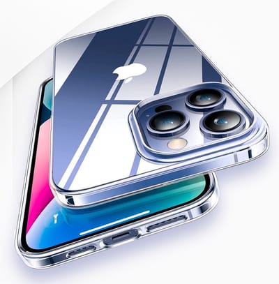 AziLine Silicone Case Geschikt voor Apple iPhone 14 Pro - Transparante Bescherming Hoesje voor iPhone 14 Pro - Premium Zachte Silicon Backcover geschikt voor iPhone 14 Pro