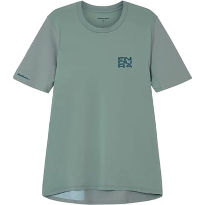 Endura Alltrack Ride Tech Korte Mouw Enduro Trui Groen M Man