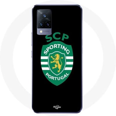 Hoesje - Vivo - v21 5G - Sporting Portugal - Flexibel - Zwart - Dagelijkse bescherming