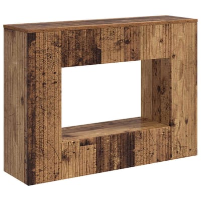 vidaXL - Wandtafel - Oudhout - 101 - x - 29 - x - 74 - cm - Geconstrueerd - hout