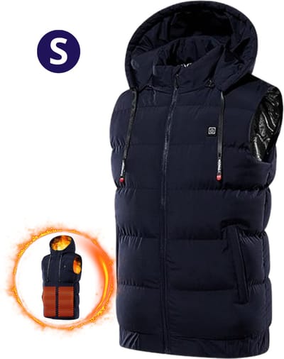 Bovista Verwarmde Bodywarmer - Heated Vest - Elektrische Bodywarmer - Water Afstotend - Comfortabel - Oplaadbaar - Maat S - Blauw