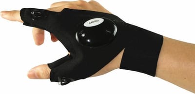New Age Devi - "Luxe Vingerloze Handschoenen: LED-Licht, Zaklamp, Sport, Reparatie in Donkere Plekken, Camping, Sporten"