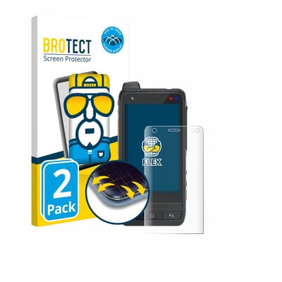 BROTECT - Screenprotector voor Uniwa F400 - Folie Beschermfolie transparant volledig dekking - 2 Stuks