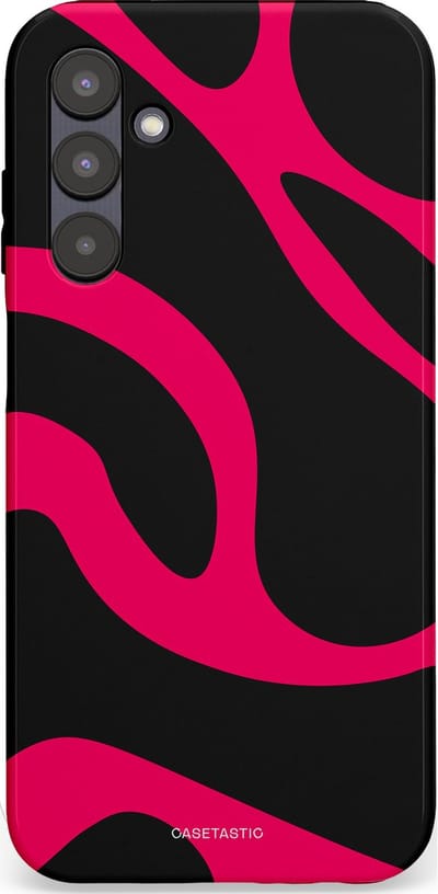 Casetastic Hoesje Geschikt voor Samsung A25 - Stijlvolle Beschermende Duo-layer Case - Hotpink Camoprint