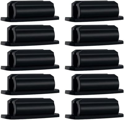 10 Stuks Zelfklevende Siliconen Penhouder Clips voor Potloden en Pennen, Multifunctionele Kantoorbenodigdheden en Organizers