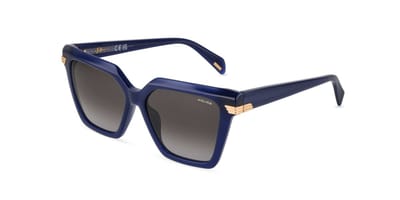 Police SPLU04 Blu opalino lucido 54/16/140 WOMAN Zonnebrillen