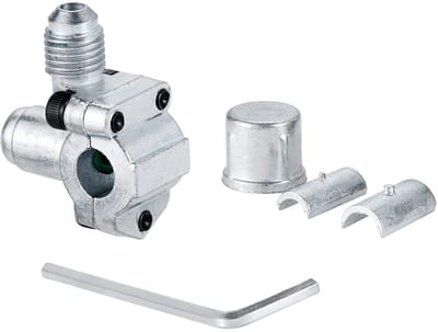 aladdien - Bullet Piercing Tap Valve Kits - Koelkast Ventiel Onderdelen - Geschikt voor HVAC-koelsysteem - 1/4", 5/16", 3/8" Tubing - Voorkomt onbed..