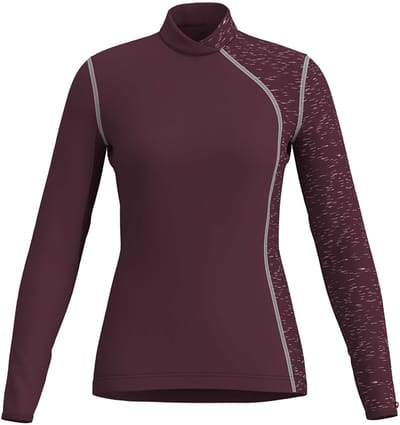 Loeffler Starlit Transtex® Warm Lange Mouwen Basislaag Paars 36 Vrouw