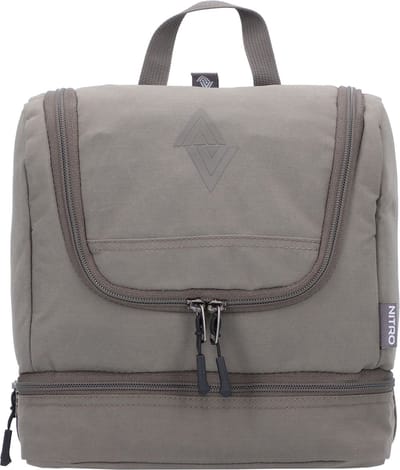 NITRO Travel Kit Toilettas 25 cm - 6 L - Ritssluiting - waxed lizard