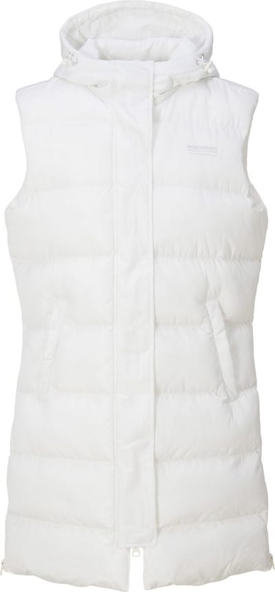 Nordberg dames winter bodywarmer - lange bodywarmer Helle - off white - maat M