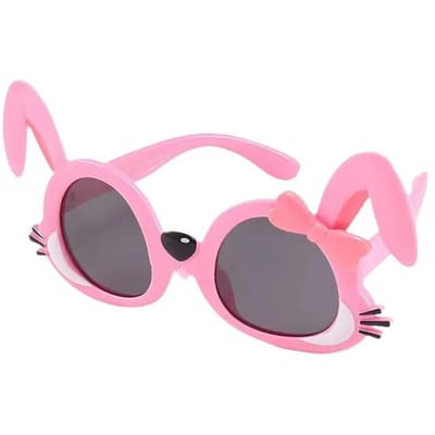 Lunettes de soleil Mignon Lapin Fille Enfant Lunettes Cartoon Stylées Lunettes de Soleil Photographie Bébé Accessoires de Mode 1PC pink