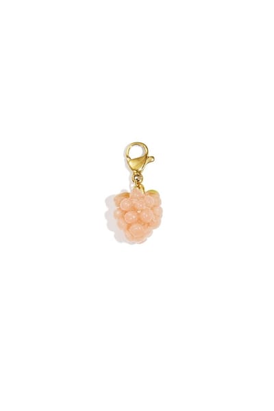 Sieraden bedel blauwe bes diy - Roze