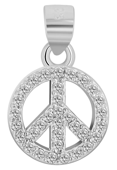 AKZENT Akzent dames hanger "Pino" aus 925 Sterlingzilver, gerhodineerd, duurzaam