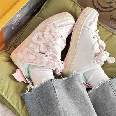 Nouveau Étudiant Décontracté Lettre Niche Basse Mode Coréenne de Tout Plat Assorti Couleur Chaussures de Sport Féminines Automne 38 white