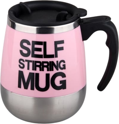 Bovista Self Stirring Mug - Elektrische Beker - Zelfroerende Mok - Zelfroerende Beker - Cup - Koffie - Roze
