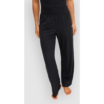 Roxy Rise&vibe Rib Smoked Broek Zwart S Vrouw