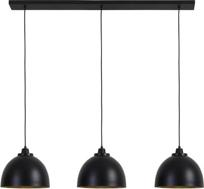 Light & Living Hanglamp Kylie - Zwart - 135x30x26cm - 3L - Modern - Hanglampen Eetkamer, Slaapkamer, Woonkamer