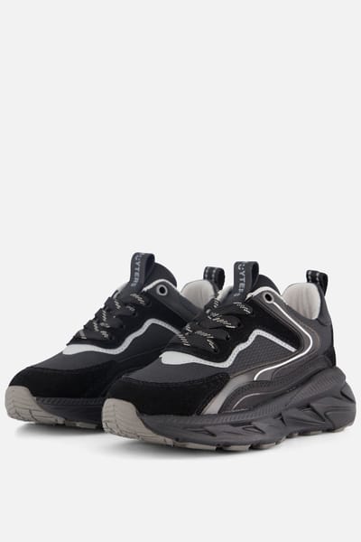 Muyters Sneakers zwart Synthetisch - Maat 35 - Kinderschoenen