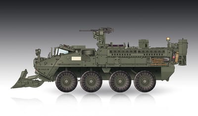 Trumpeter Modelbouwpakket Militaire voertuigen - 07456 M1132 Stryker Engineer Squad Vehicle w/SOB Plastic - 1:72 - Modelbouw