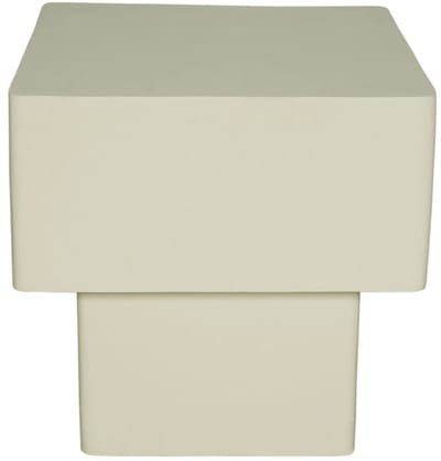StarFurn Salontafel Saya - Vierkant Wit Hout - 50x50x45cm