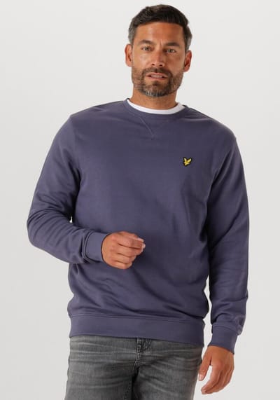 Lyle & Scott Crew Neck Sweatshirt Truien & Vesten Heren - Sweater - Hoodie - Vest- Blauw - Maat L