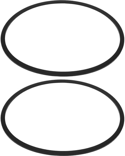 Dailygoods- Lampglas 2 Stuks - Rubber Afdichting 130x140mm
