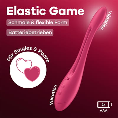 Satisfyer 'Elastic Game', op batterij met 16+ toepassingen