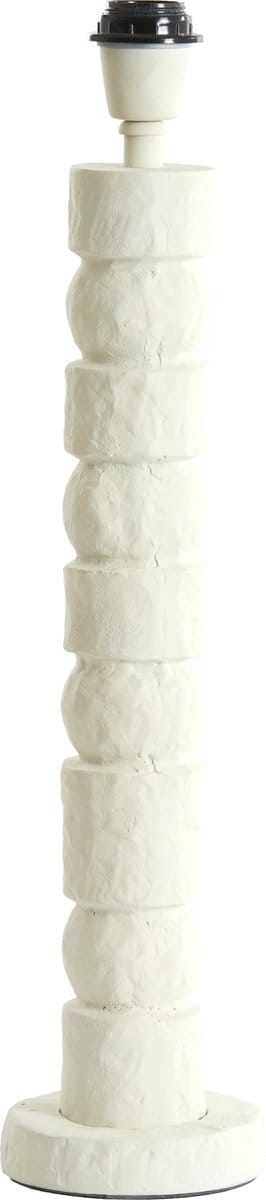 Light & Living Tafellamp Akti 58cm - Crème (excl. kap)
