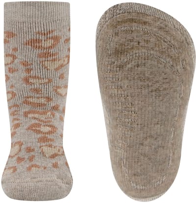 Ewers antislip sokken panter beige