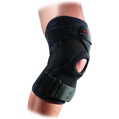 Kniebrace McDavid avec baleines à ressort et bandes straps croisées