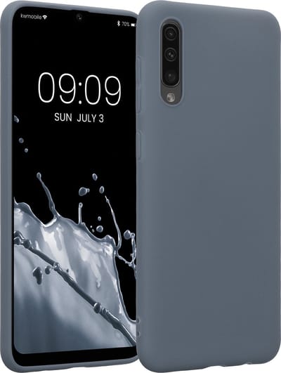 kwmobile telefoonhoesje geschikt voor Samsung Galaxy A50 - Hoesje voor smartphone - Back cover in leisteen