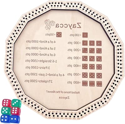 Dobbelbak - Dobbelbord Houten - Spelplezier Verhogend - Massief Hout - 18 x 18 cm - Niet gespecificeerd