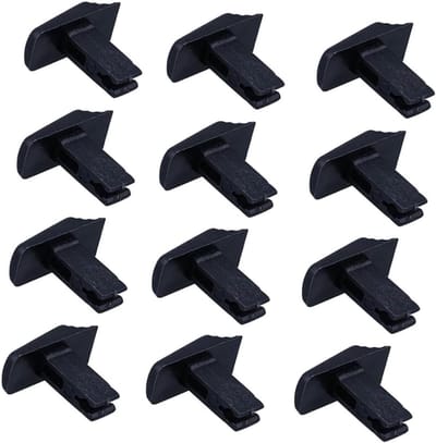 Ladder Knopset - Telescopische Ladder Onderdelen - Ladder Onderhoud - Universele Vervanging - 12 Stuks - Zwart