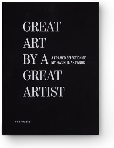 Printworks Frame Boek - Great Art - Tekenmap - Zwart