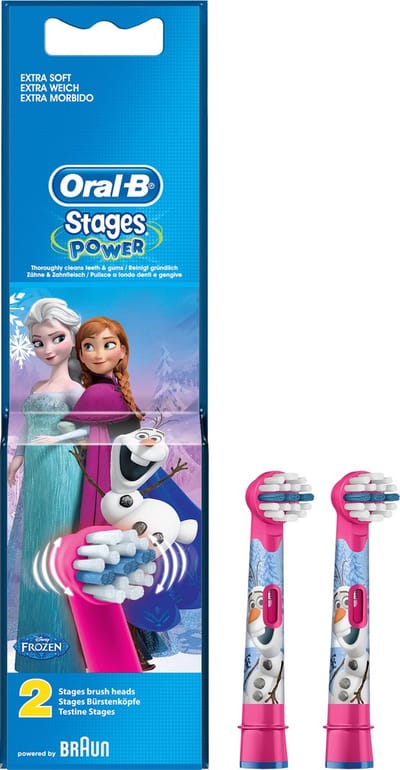 Oral-B Stages Power - Disney Frozen - Opzetborstels - 2 stuks