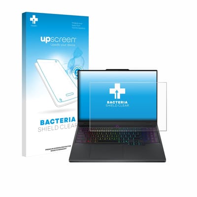 upscreen - Screenprotector voor Lenovo Legion 5 15IRX10 PF9XB5828034 - Folie Beschermfolie transparant antibacterieel