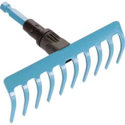 GARDENA Combisystem Grindhark 10 tands - werkbreedte 18,5 cm - aanbevolen steellengte 130 cm