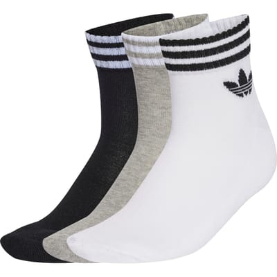 Adidas Originals 3 Stripes Ankle 3er Pack Sokken Wit