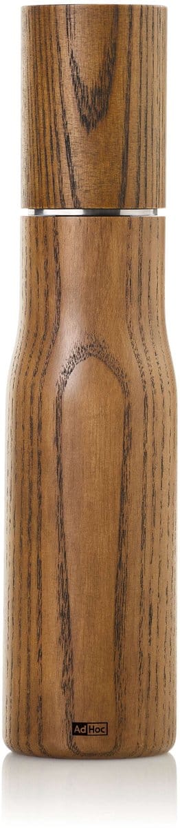 AdHoc Levo Peper- of Zoutmolen 27 cm – Handmatig – XXL – CeraCutXL® Keramiek – Warm Bruin Hout