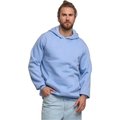 Urban Classics - Basic Essential Hoodie/trui - S - Blauw