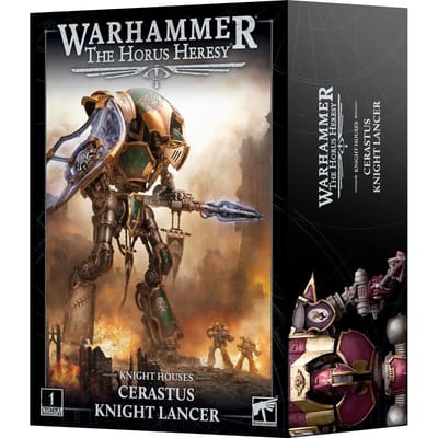 Figurine Games Workshop Warhammer 30k Imperial Knights Chevalier Lancier Cerastus