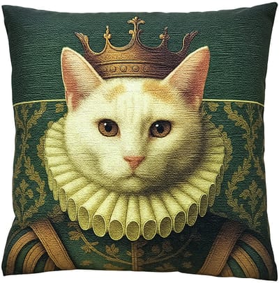 Clayre & Eef Sierkussen 45x45 cm Groen Polyester