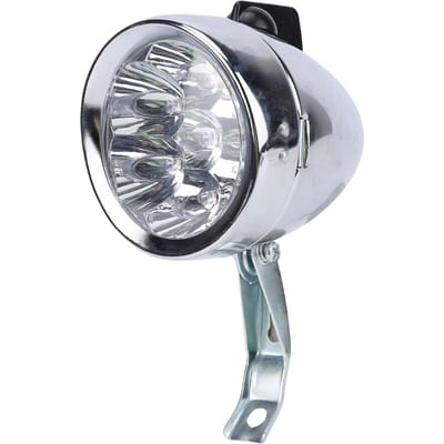 Vintage Voorlicht Retro Fiets Voorlamp 6 LED Koplamp met Beugel voor Nachtrijden Fietsen
