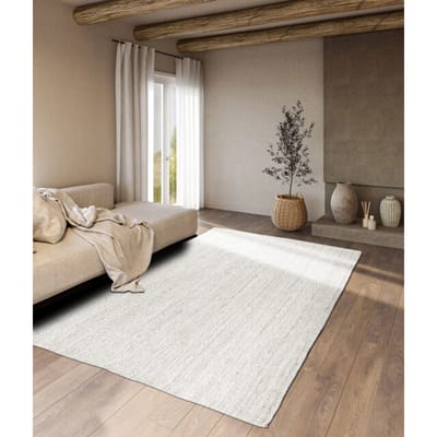Villeroy & Boch Rosalie jute vloerkleed wit- 200x290 cm